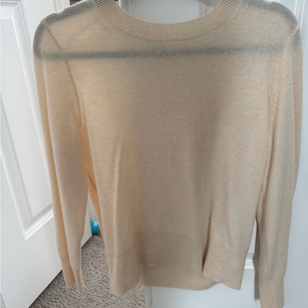 J. Crew Women's Beige Crew Neck Sweater